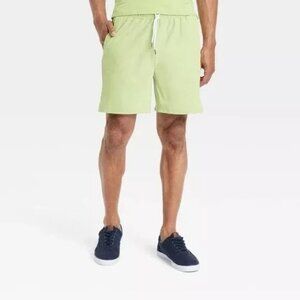 All in Motion Men's Hybrid Shorts 6" - Neon Green - M